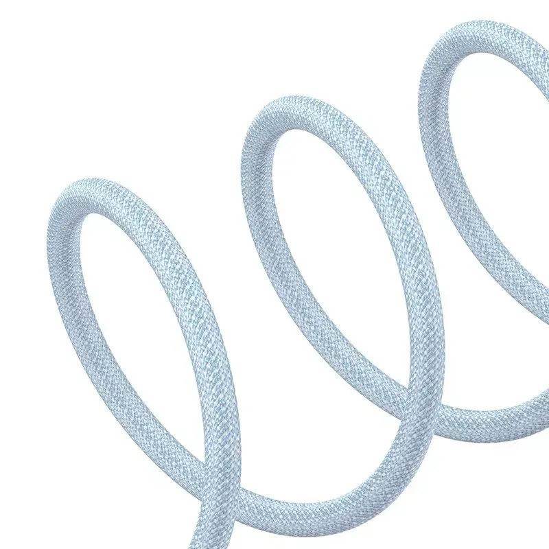 USB cable Baseus Gem P10373003311-01 — 2 m, 2.4 A, Lightning to USB-A, nylon jacket, blue