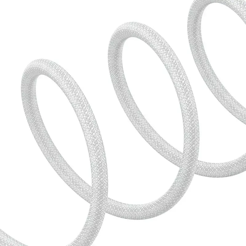 USB charging cable Baseus Gem P10373003211-00, 1 m, 2.4 A, Lightning/USB-A, white, nylon jacket