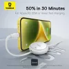 BASEUS Free2pull Expandable USB C To Ip Ligtning Fast Charging Cable 1 M 20 W White