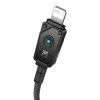 USB-A to Lightning cable Baseus P10355802111-00 — 1 m, 5V/2.4A, USB PD, Aramid fibre, Black