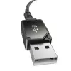 USB-A to Lightning cable Baseus P10355802111-00 — 1 m, 5V/2.4A, USB PD, Aramid fibre, Black