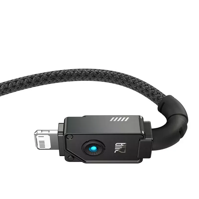 USB-A to Lightning cable Baseus P10355802111-00 — 1 m, 5V/2.4A, USB PD, Aramid fibre, Black