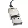 USB A to Lightning cable Baseus 1 m 5V 2.4A White, USB PD, 480 Mbps