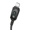 USB-C to Lightning cable Baseus Unbreakable 1m 20W — Aramid fibre, 480 Mbit/s, Black