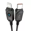 USB-C to Lightning cable Baseus Unbreakable 1m 20W — Aramid fibre, 480 Mbit/s, Black