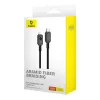 USB-C to Lightning cable Baseus Unbreakable 1m 20W — Aramid fibre, 480 Mbit/s, Black
