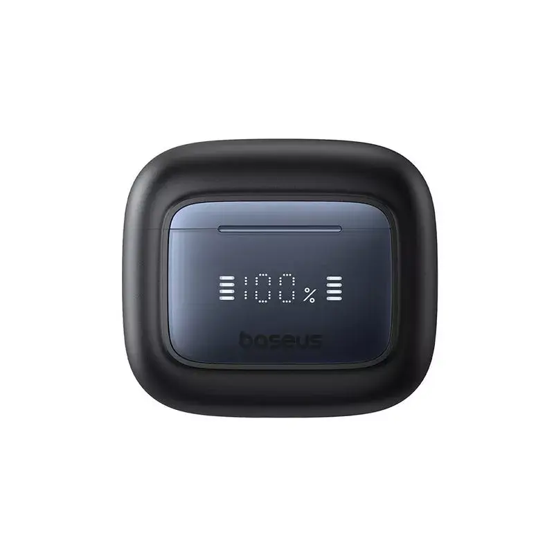 True Wireless in-ear headset Baseus 35 True — Bluetooth 5.3, ANC, 8 h playback (ANC off), 65 h with case, 800 mAh case, USB-C, black