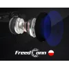 Headset FreedConn T-MAX S V4 PRO SINGLE — Bluetooth 5.1, Intercom up to 1000 m, FM radio, 11 h talk time, LiPo 500 mAh