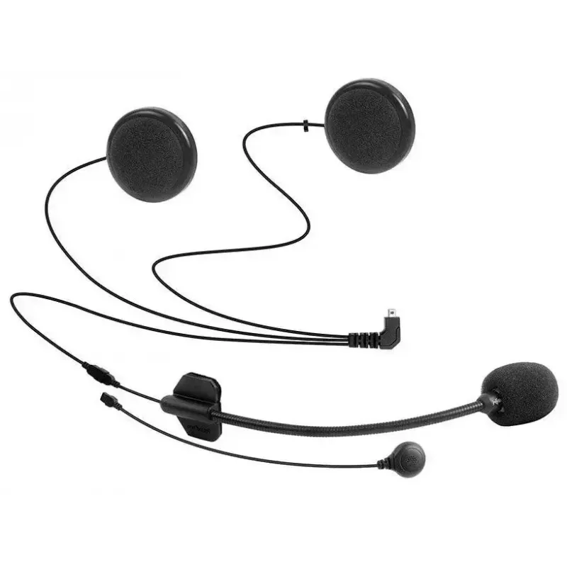 Motorcycle intercom headset FreedConn FX Black — Bluetooth 5.0, IP67, range 2000 m, 30 h talk time