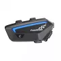 Motorcycle intercom headset FreedConn FX Black — Bluetooth 5.0, IP67, range 2000 m, 30 h talk time