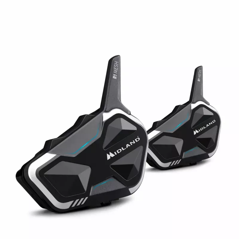 Midland R1 mesh Intercom Maximum range 2000 m Waterproof Black White