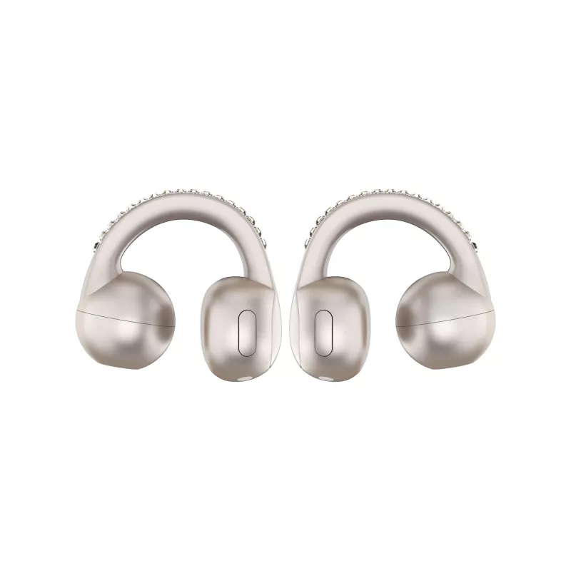 Headset Motorola Moto Buds Loop Bluetooth ear-clip-on binaural, Dolby Atmos, Bluetooth 5.0, ANC, 8 h playback, charging case 520 mAh, beige