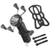 RAM Mounts X-Grip Phone Mount Motorcycle Handlebar Clamp Black