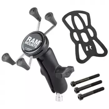 RAM Mounts X-Grip Phone Mount Motorcycle Handlebar Clamp Black