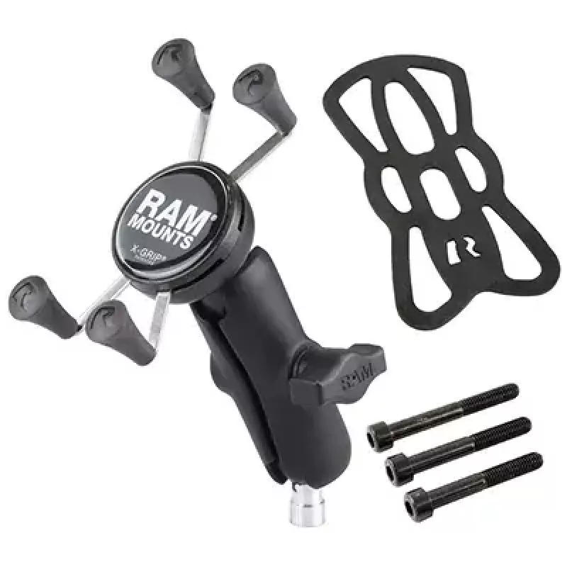 RAM Mounts X-Grip Phone Mount Motorcycle Handlebar Clamp Black