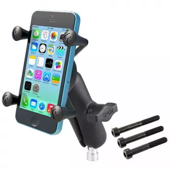 RAM Mounts X-Grip Phone Mount Motorcycle Handlebar Clamp Black