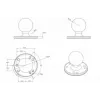 Round Plate with Ball RAM Mounts RAM-202U