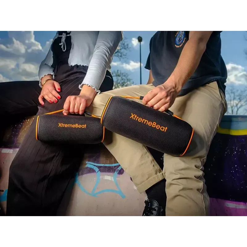 Stereo portable speaker TRACER XtraVox XL TWS BT RGB — 25W RMS, IPX6, Bluetooth 5.3, AUX, USB-A
