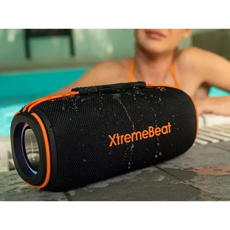 Stereo portable speaker TRACER XtraVox XL TWS BT RGB — 25W RMS, IPX6, Bluetooth 5.3, AUX, USB-A