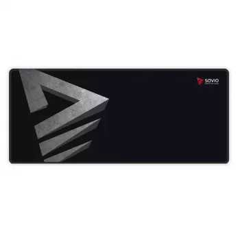 Gaming mouse pad SAVIO Precision Control L — 700×300×3 mm, rubber, black, patterned surface