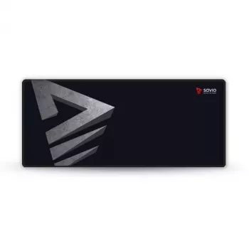 Gaming mouse pad SAVIO Precision Control L — 700×300×3 mm, rubber, black, patterned surface