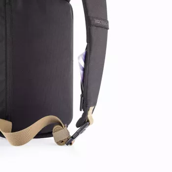 Anti-theft backpack XDDESIGN Bobby Sling — Black, water-resistant, RFID pockets, tablet compartment, 4 L, 530 g