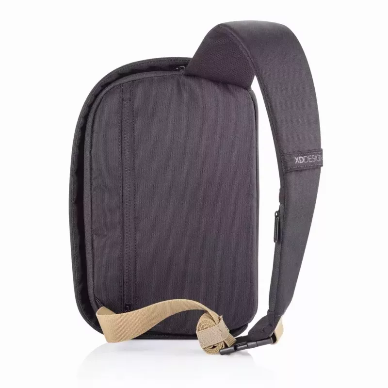 Anti-theft backpack XDDESIGN Bobby Sling — Black, water-resistant, RFID pockets, tablet compartment, 4 L, 530 g