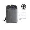 Casual backpack XDDESIGN Urban Grey Fabric — 27 L, water-repellent, 15.6 inch laptop compartment, TSA lock