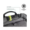 Casual backpack XDDESIGN Urban Grey Fabric — 27 L, water-repellent, 15.6 inch laptop compartment, TSA lock