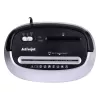 Paper shredder ActiveJet ASH-1201D, strip cut 5 x 38 mm, 22 cm entry, 12-sheet capacity, 25 L basket, P-3, black