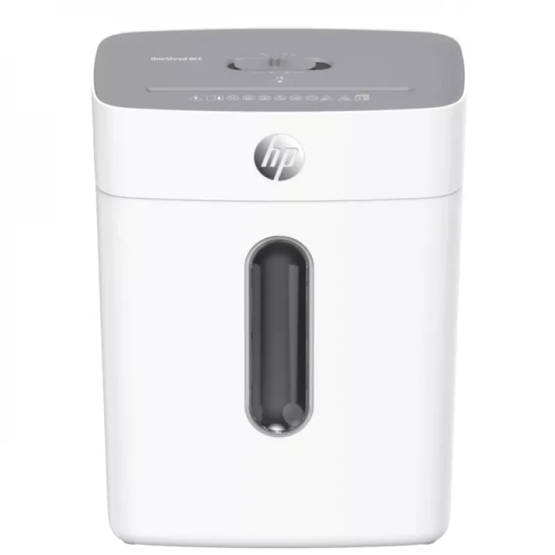 HP OneShred 8CC paper shredder Particle-cut shredding 68 dB 22 cm White