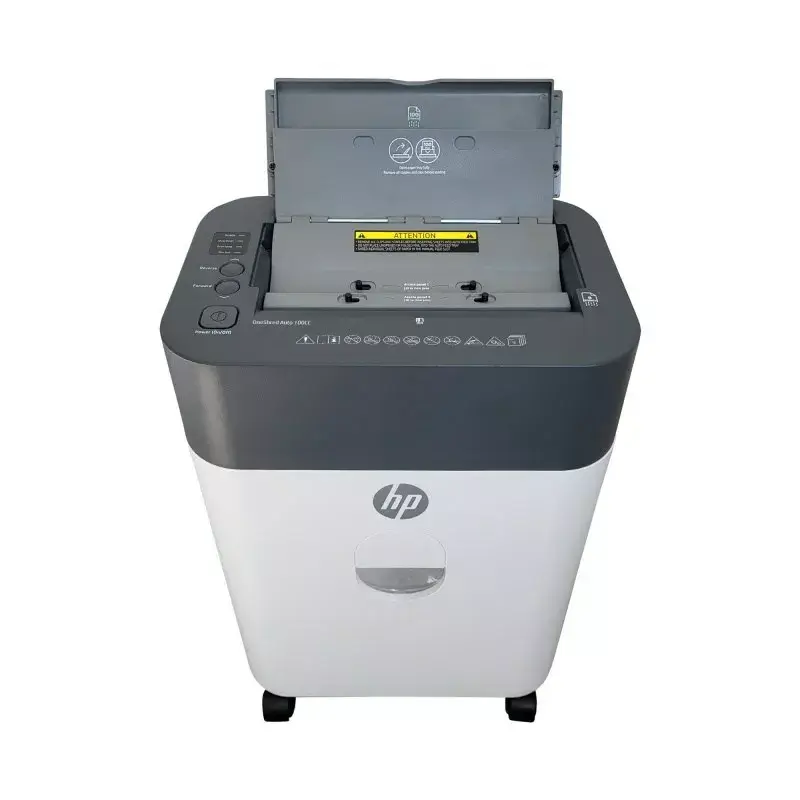 HP OneShred Auto 100CC paper shredder Cross shredding 68 dB 22 cm White