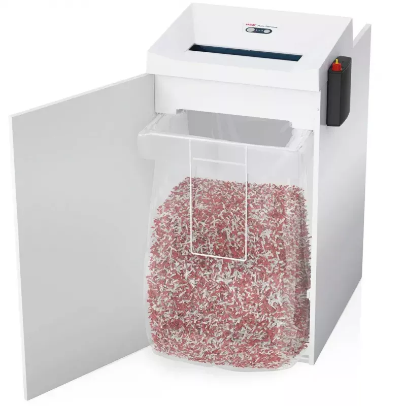 Paper shredder HSM PURE 740, cross-cut 4.5 x 30 mm, capacity 20–22 sheets