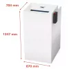 Paper shredder HSM PURE 740, cross-cut 4.5 x 30 mm, capacity 20–22 sheets