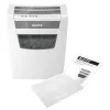 Leitz IQ Home Office Paper Shredder P4, Particle-cut shredding, 22 cm, 4 x 28 mm, 23 L, 225 sheets, 58 dB