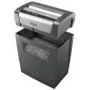 Paper shredder REXEL Momentum X410 — particle-cut P-4, 4 x 28 mm, 10-sheet capacity, 23 L basket, anti-jam