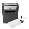 Paper shredder REXEL Momentum X312 — particle-cut P-3, 12-sheet capacity, 23 L bin, 5 x 42 mm