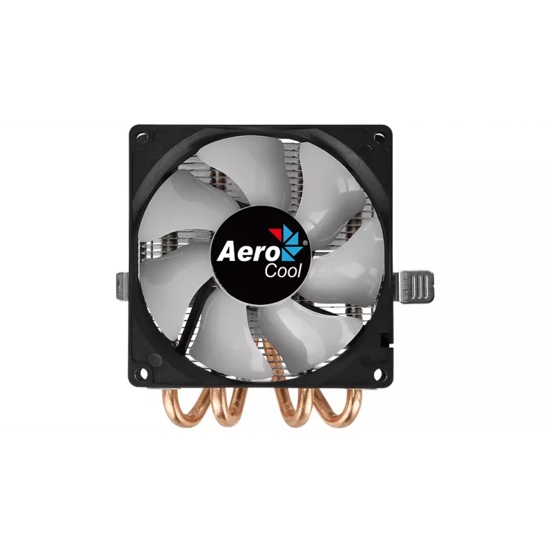 CPU Cooler AEROCOOL Air Frost 4 — 4 heat pipes, 90 mm fan, TDP 125 W, Aluminium fins, Black