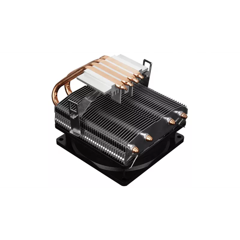 CPU Cooler AEROCOOL Air Frost 4 — 4 heat pipes, 90 mm fan, TDP 125 W, Aluminium fins, Black