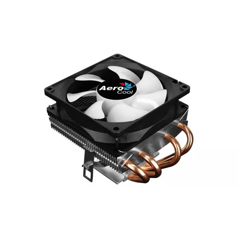 CPU Cooler AEROCOOL Air Frost 4 — 4 heat pipes, 90 mm fan, TDP 125 W, Aluminium fins, Black
