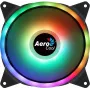 Aerocool DUO14 PC Fan 14cm ARGB LED Dual Ring Antivibration 6 Pins Black