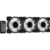 Aerocool MIRAGE12PRO Kit 3xFan PC 12cm ARGB 6 Pins Hub Silent Black