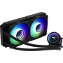 Aerocool MIRAGEL240 CPU Liquid Cooled 2x 12cm ARGB Fan TDP 400W Black
