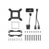 Aerocool MIRAGEL240 CPU Liquid Cooled 2x 12cm ARGB Fan TDP 400W Black