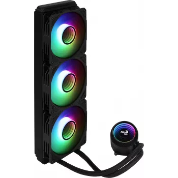 Aerocool MIRAGEL360 Liquid CPU Cooling 3x12cm ARGB Fan TDP 550W Black