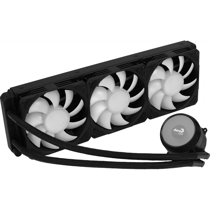 Aerocool MIRAGEL360 Liquid CPU Cooling 3x12cm ARGB Fan TDP 550W Black