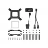 Aerocool MIRAGEL360 Liquid CPU Cooling 3x12cm ARGB Fan TDP 550W Black