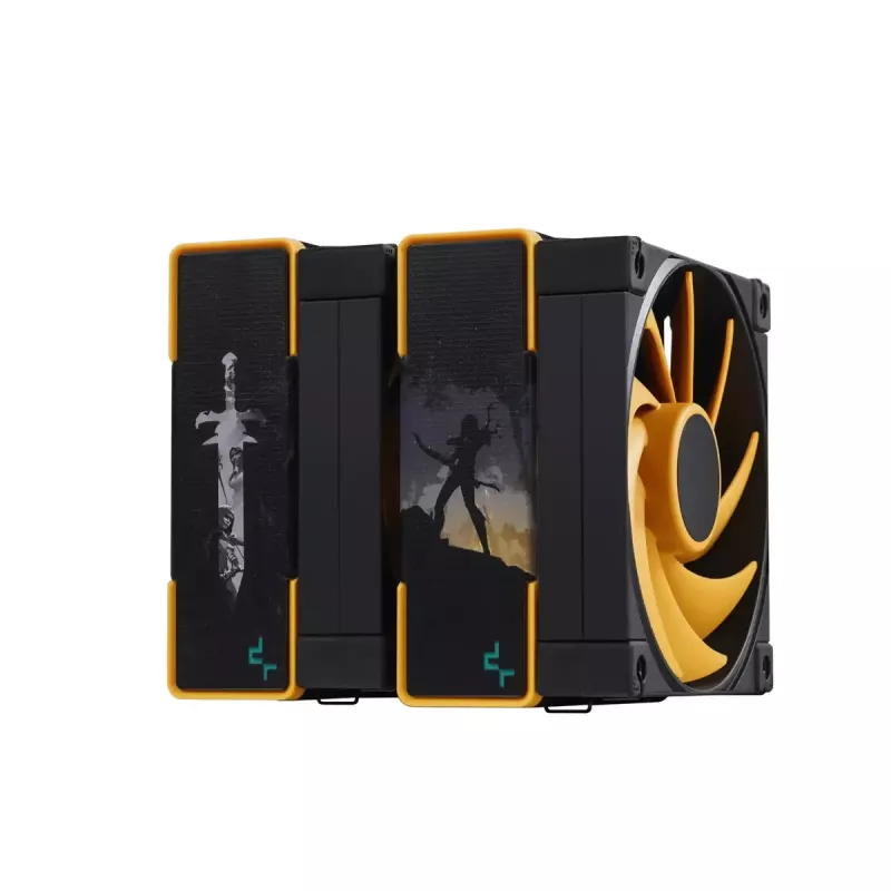 Air cooler DeepCool AK620 Zero Dark Zoria 12 cm Black Yellow