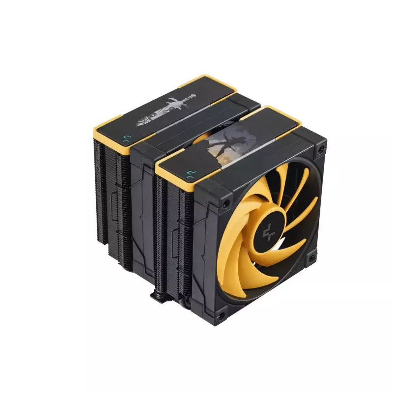 Air cooler DeepCool AK620 Zero Dark Zoria 12 cm Black Yellow