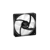120 mm case fan DeepCool RF120 — White/Black, 120×25 mm, 4-pin PWM, RGB LED, Hydro bearing
